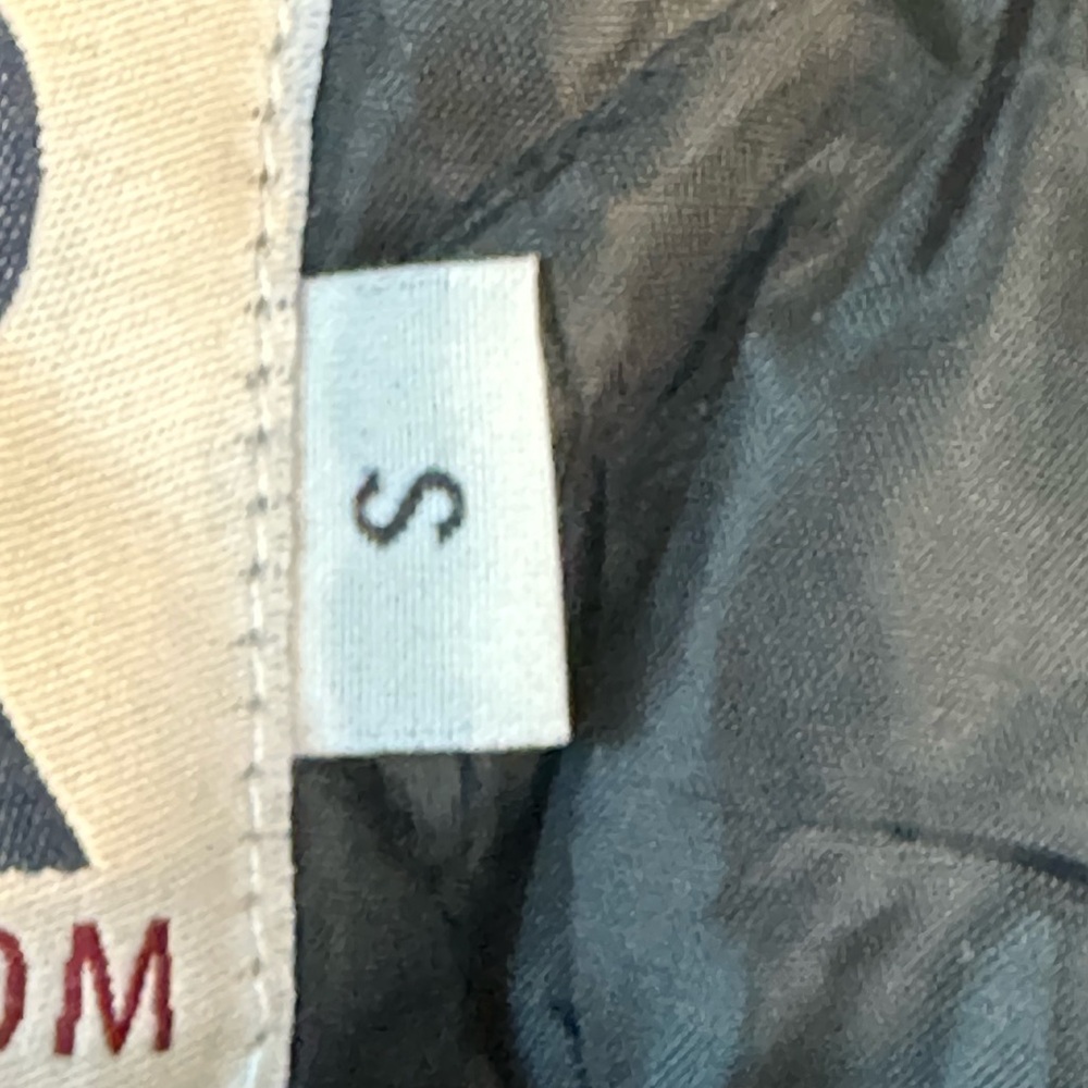 Vintage Letterman Varsity JROTC H Wool & Faux Leather Grey/Black/Orange Bomber,S - Picture 5 of 10